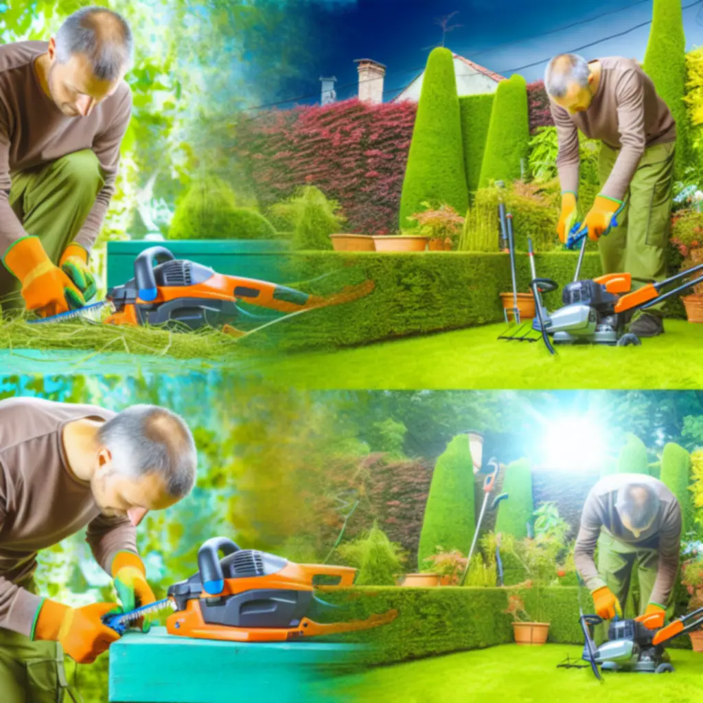 Podgląd filmu instruktażowego przedstawiającego pracę z narzędziami ogrodniczymi