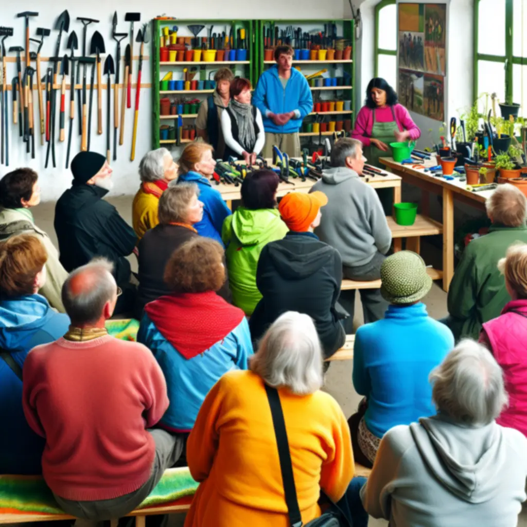 Promocyjna grafika warsztatów i wydarzeń ogrodniczych GardenToolPL